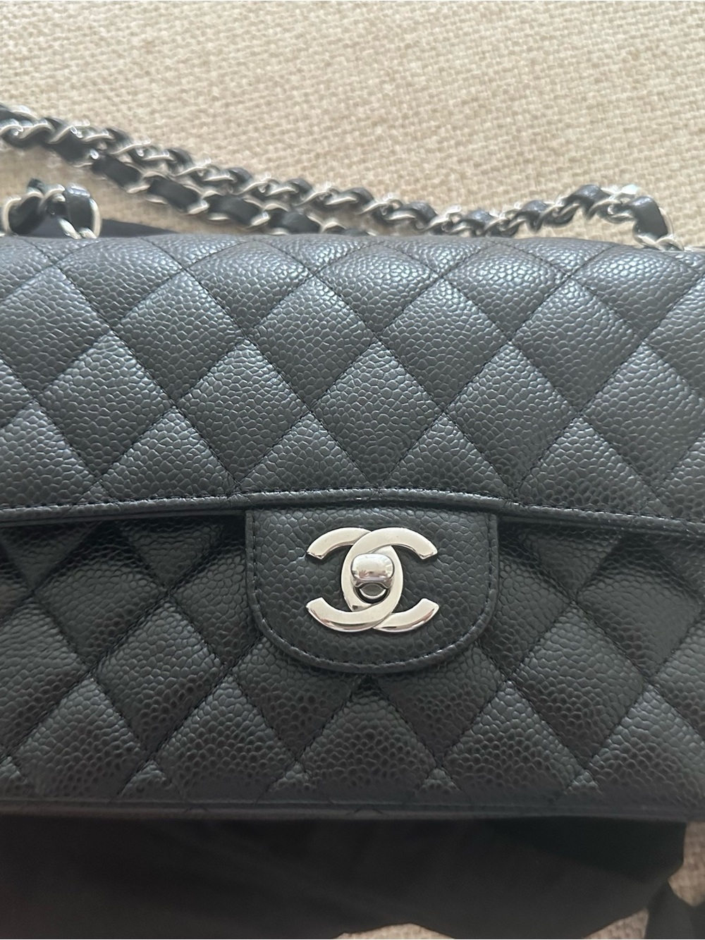 CHANEL double flap small